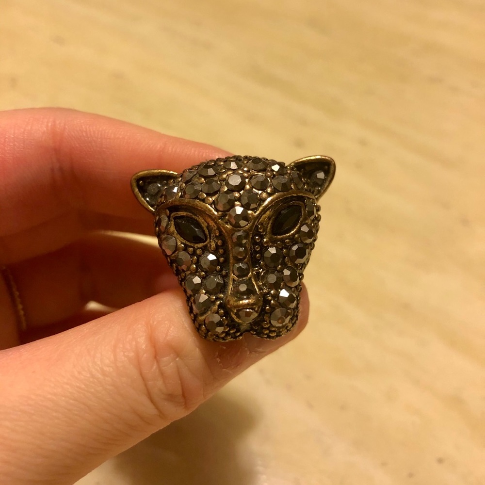 New Cart1er Style Crystal Fashion Ring - Picture 3 of 6